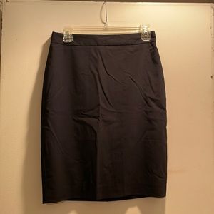 Washable wool pencil skirt